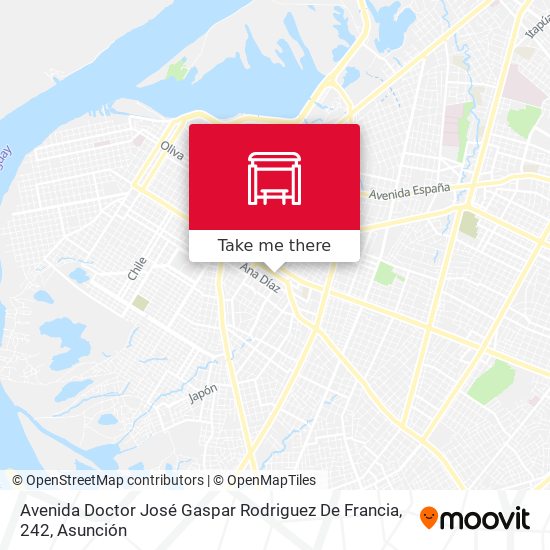 Avenida Doctor José Gaspar Rodriguez De Francia, 242 map