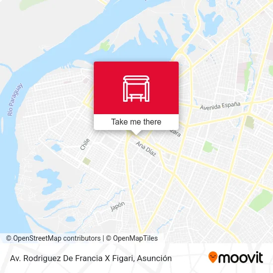 Mapa de Av. Rodriguez De Francia X Figari