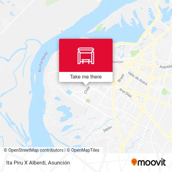 Ita Piru X Alberdi map