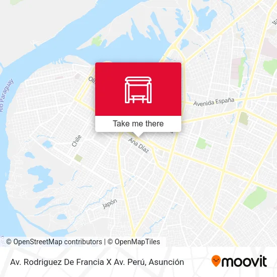 Mapa de Av. Rodriguez De Francia X Av. Perú