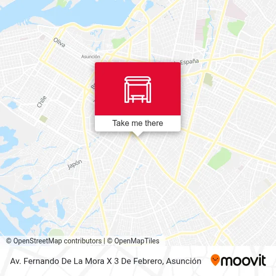 Mapa de Av. Fernando De La Mora X 3 De Febrero