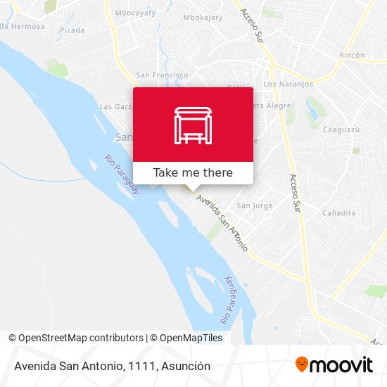 Avenida San Antonio, 1111 map