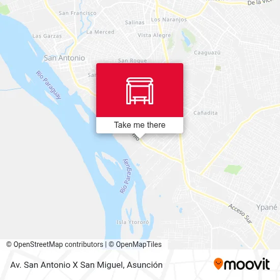 Mapa de Av. San Antonio X San Miguel