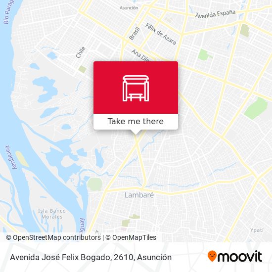 Avenida José Felix Bogado, 2610 map