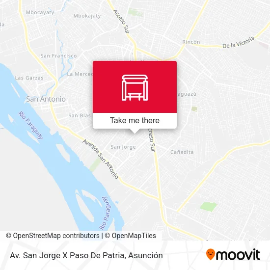 Mapa de Av. San Jorge X Paso De Patria