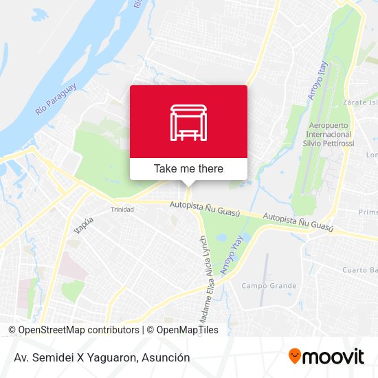 Mapa de Av. Semidei X Yaguaron
