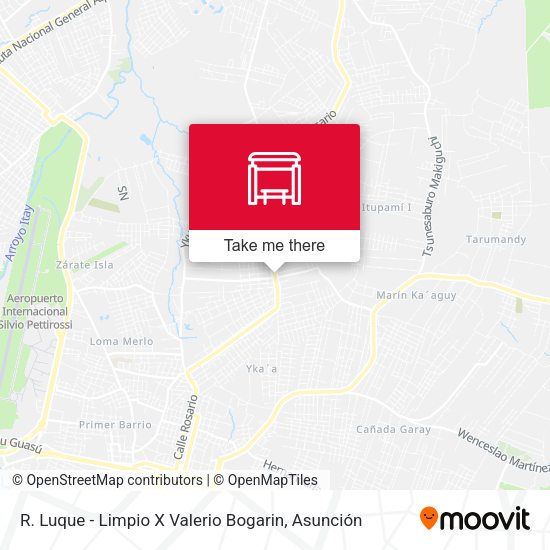 Mapa de R. Luque - Limpio X Valerio Bogarin