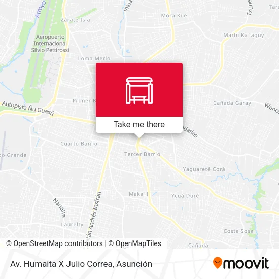 Mapa de Av. Humaita X Julio Correa