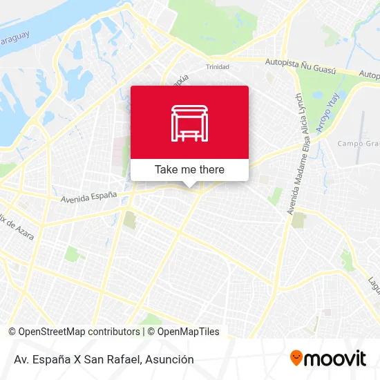 Mapa de Av. España X San Rafael