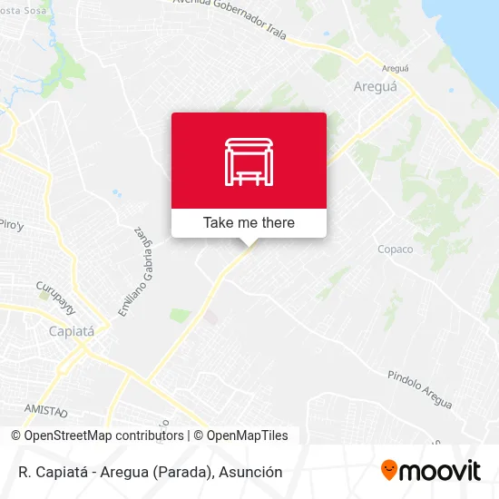 R. Capiatá - Aregua (Parada) map
