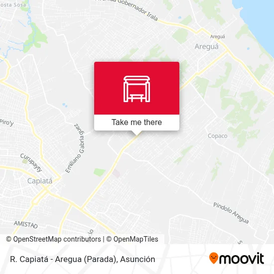 R. Capiatá - Aregua (Parada) map