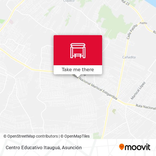 Centro Educativo Itauguá map