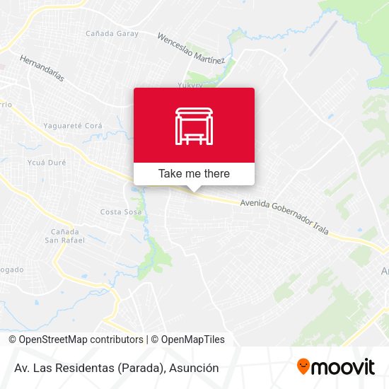 Mapa de Av. Las Residentas (Parada)