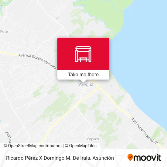 Mapa de Ricardo Pérez X Domingo M. De Irala