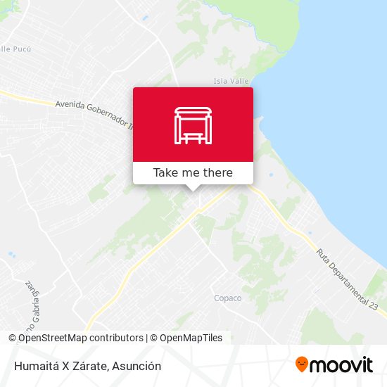 Mapa de Humaitá X Zárate