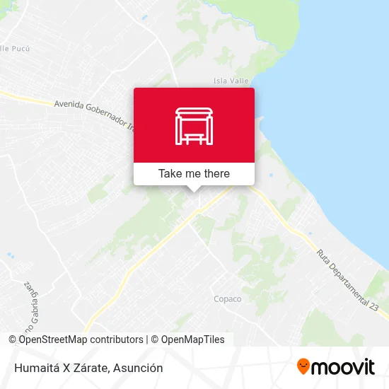 Mapa de Humaitá X Zárate