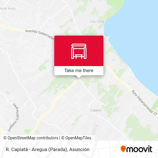 R. Capiatá - Aregua (Parada) map