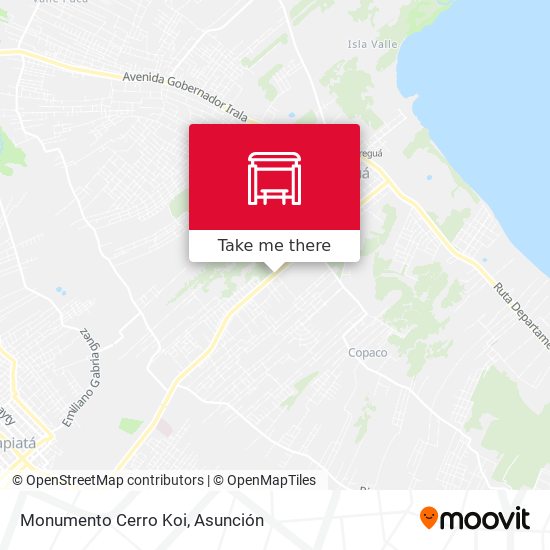 Mapa de Monumento Cerro Koi
