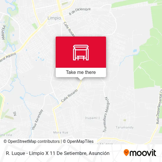 R. Luque - Limpio X 11 De Setiembre map