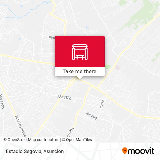 Estadio Segovia map