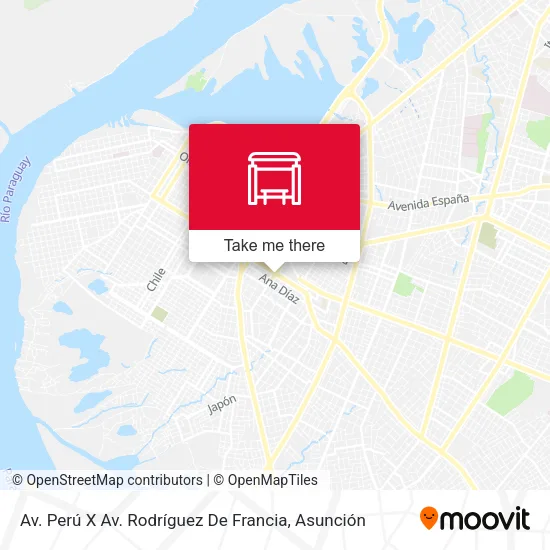 Mapa de Av. Perú X Av. Rodríguez De Francia