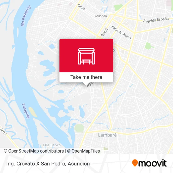 Mapa de Ing. Crovato X San Pedro