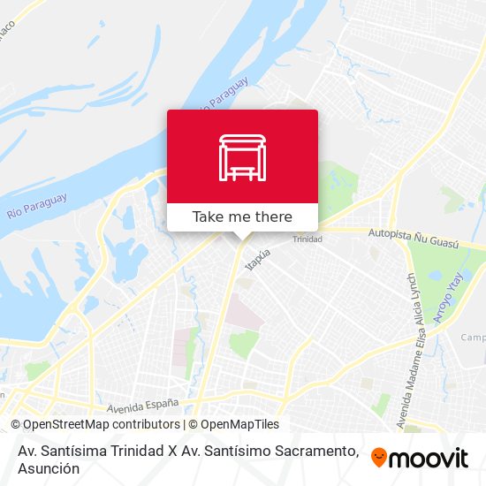 Mapa de Av. Santísima Trinidad X Av. Santísimo Sacramento