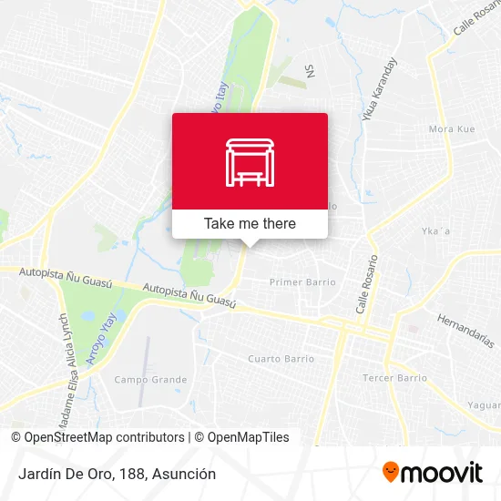 Mapa de Jardín De Oro, 188