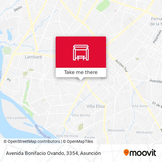 Avenida Bonifacio Ovando, 3354 map