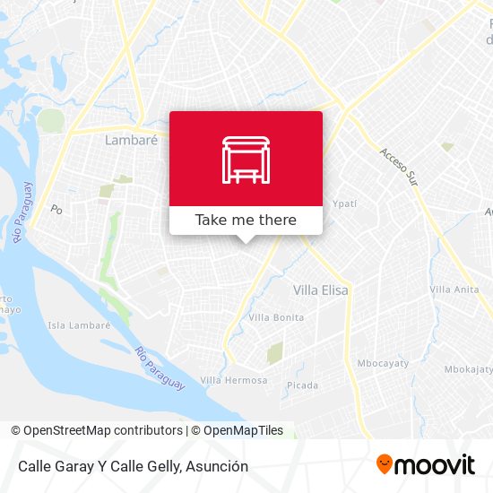 Mapa de Calle Garay Y Calle Gelly