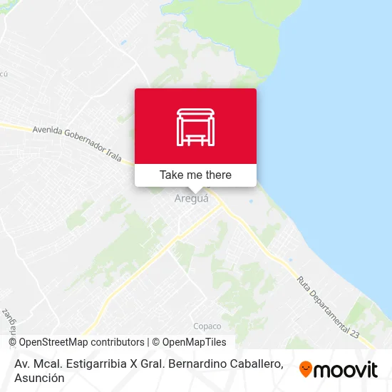 Mapa de Av. Mcal. Estigarribia X Gral. Bernardino Caballero