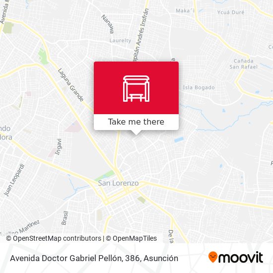 Avenida Doctor Gabriel Pellón, 386 map