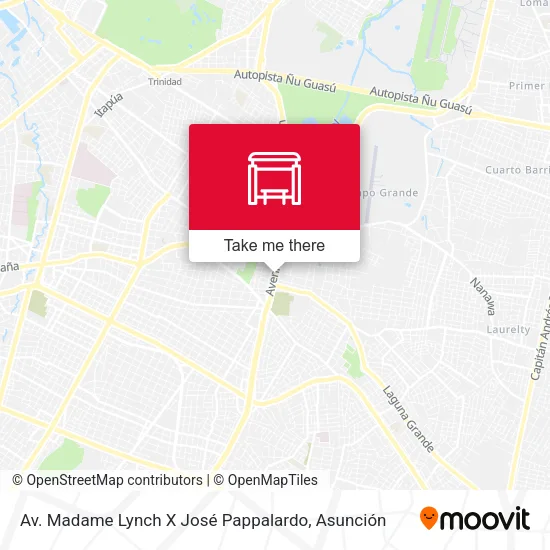 Mapa de Av. Madame Lynch X José Pappalardo