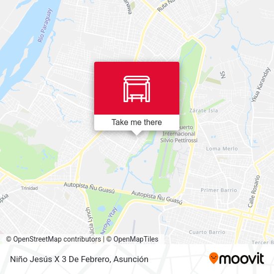 Mapa de Niño Jesús X 3 De Febrero