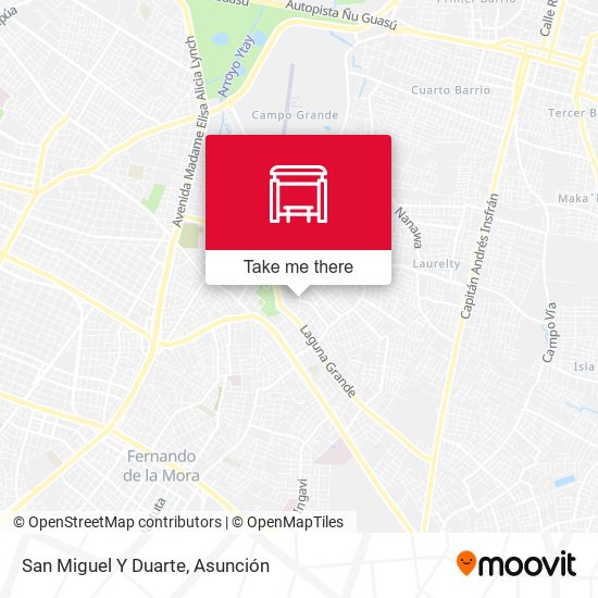 Mapa de San Miguel Y Duarte