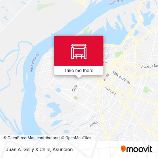 Mapa de Juan A. Gelly X Chile