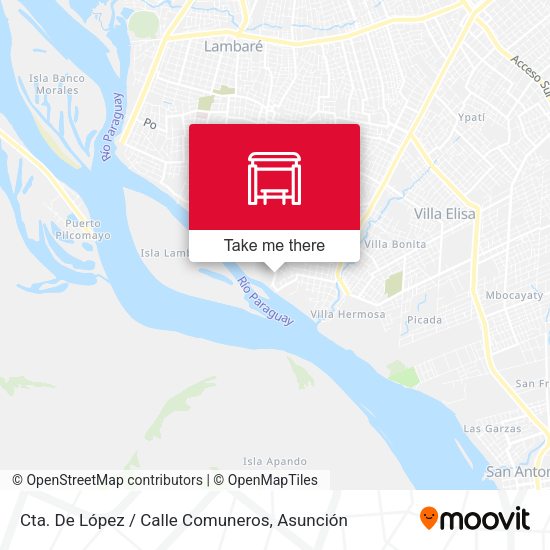Mapa de Cta. De López / Calle Comuneros