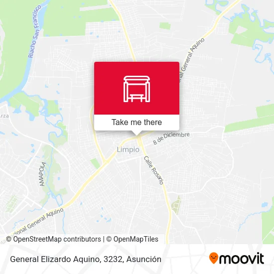 Mapa de General Elizardo Aquino, 3232