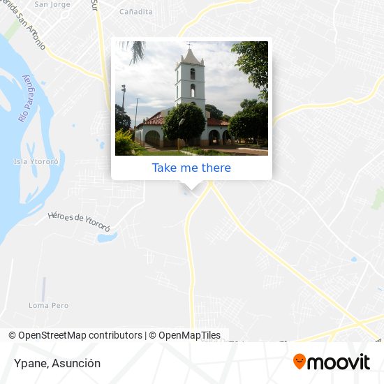 Mapa de Ypane