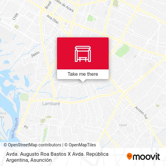 Mapa de Avda. Augusto Roa Bastos X Avda. República Argentina