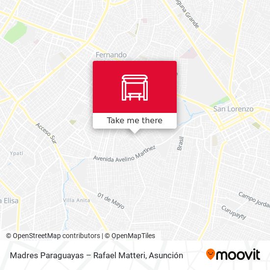 Madres Paraguayas – Rafael Matteri map