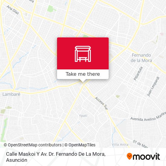 Calle Maskoi Y Av. Dr. Fernando De La Mora map