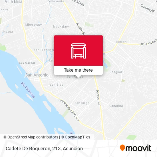 Mapa de Cadete De Boquerón, 213