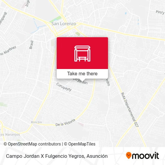 Campo Jordan X Fulgencio Yegros map