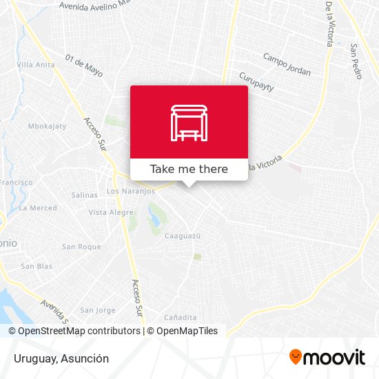 Mapa de Uruguay