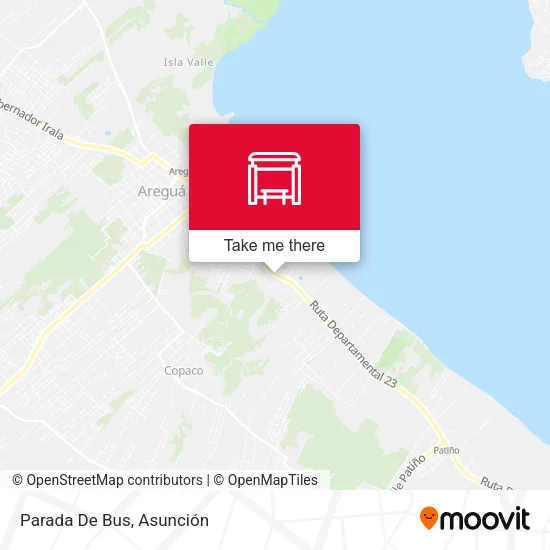 Mapa de Parada De Bus