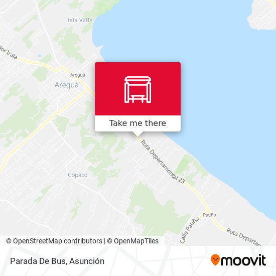Mapa de Parada De Bus