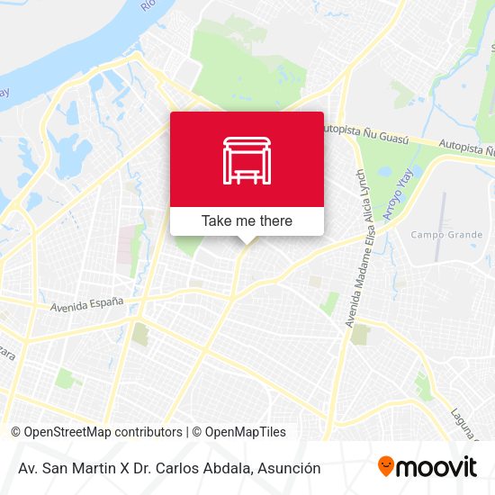 Mapa de Av. San Martin X Dr. Carlos Abdala
