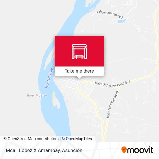 Mapa de Mcal. López X Amambay