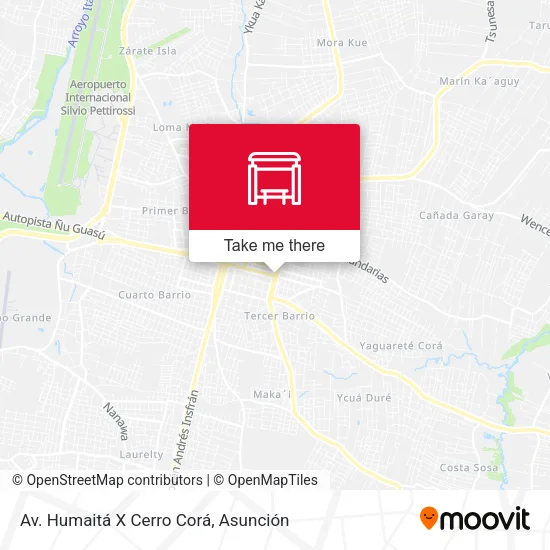 Mapa de Av. Humaitá X Cerro Corá